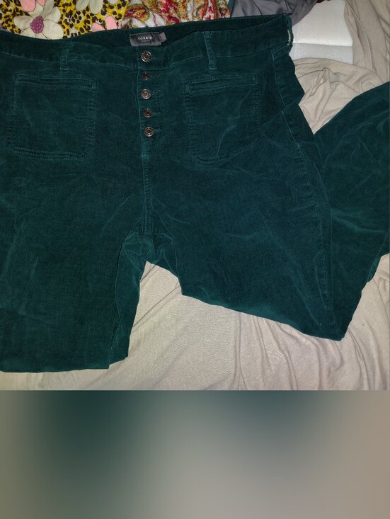 Topshop Denim - Forest Green Corduroy pants
